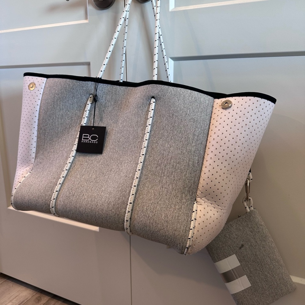BC Handbags brand tote bag made of neoprene